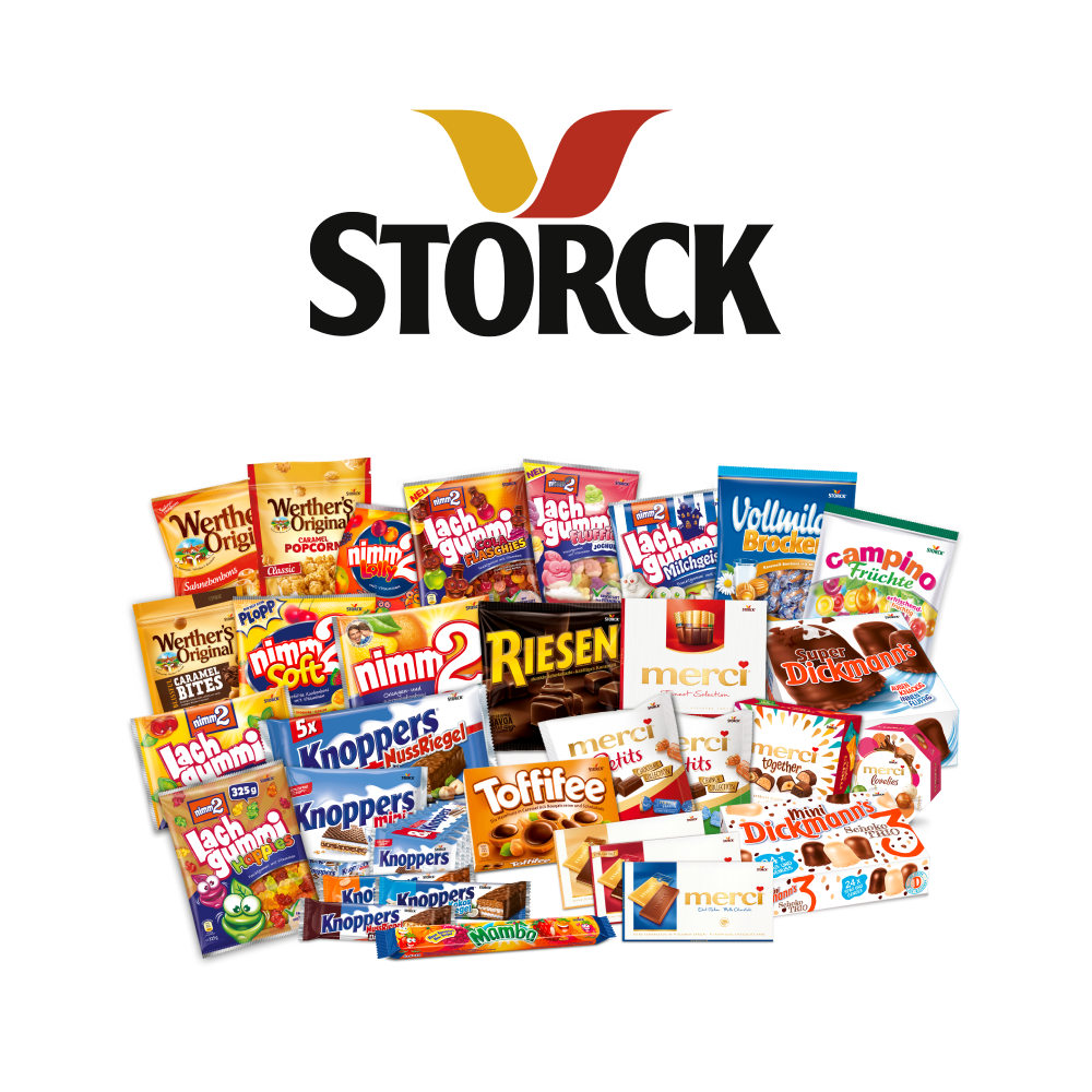 stork logo und produkt zentr